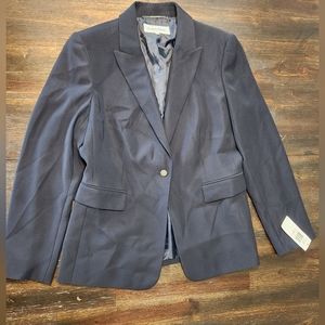 NWT Calvin Klein Suit Jacket Women's Navy